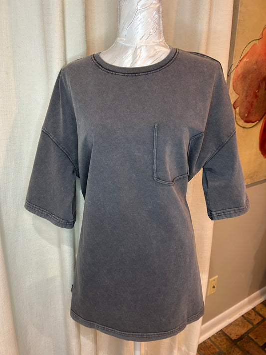 Mineral Wash Boyfriend Vintage T Shirt