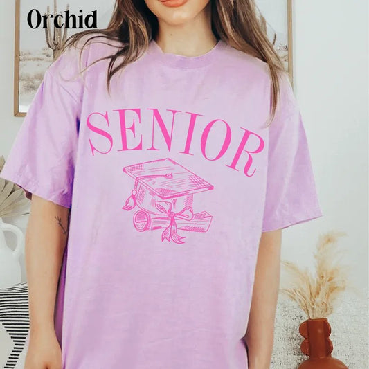 Pink Senior Graphic Tee