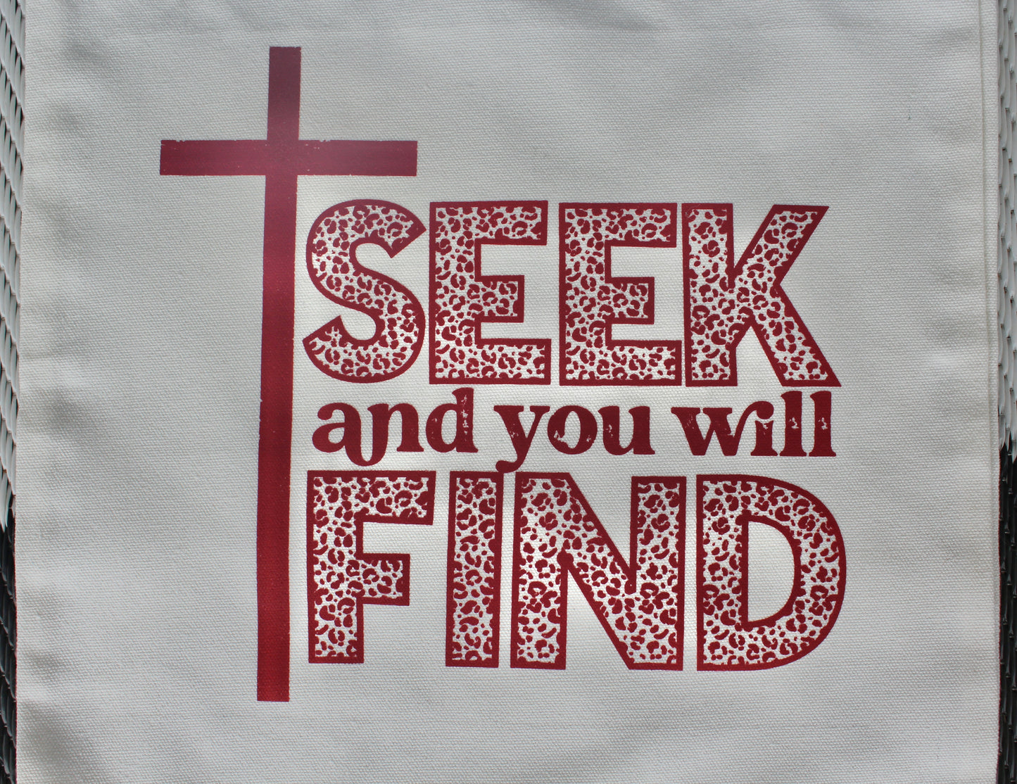 Seek and you will find tote