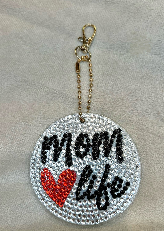 MOM LIFE keychain