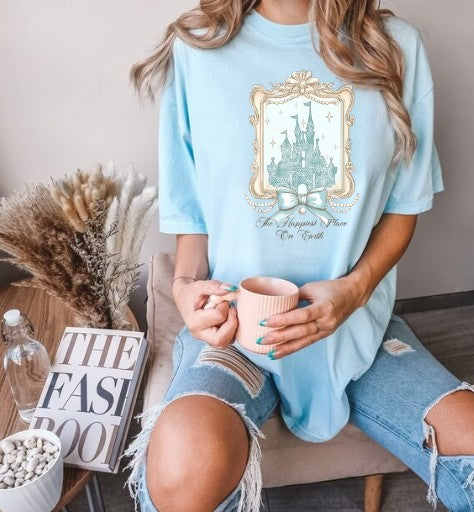 THE HAPPIEST PLACE ON EARTH GRAPHIC TEE