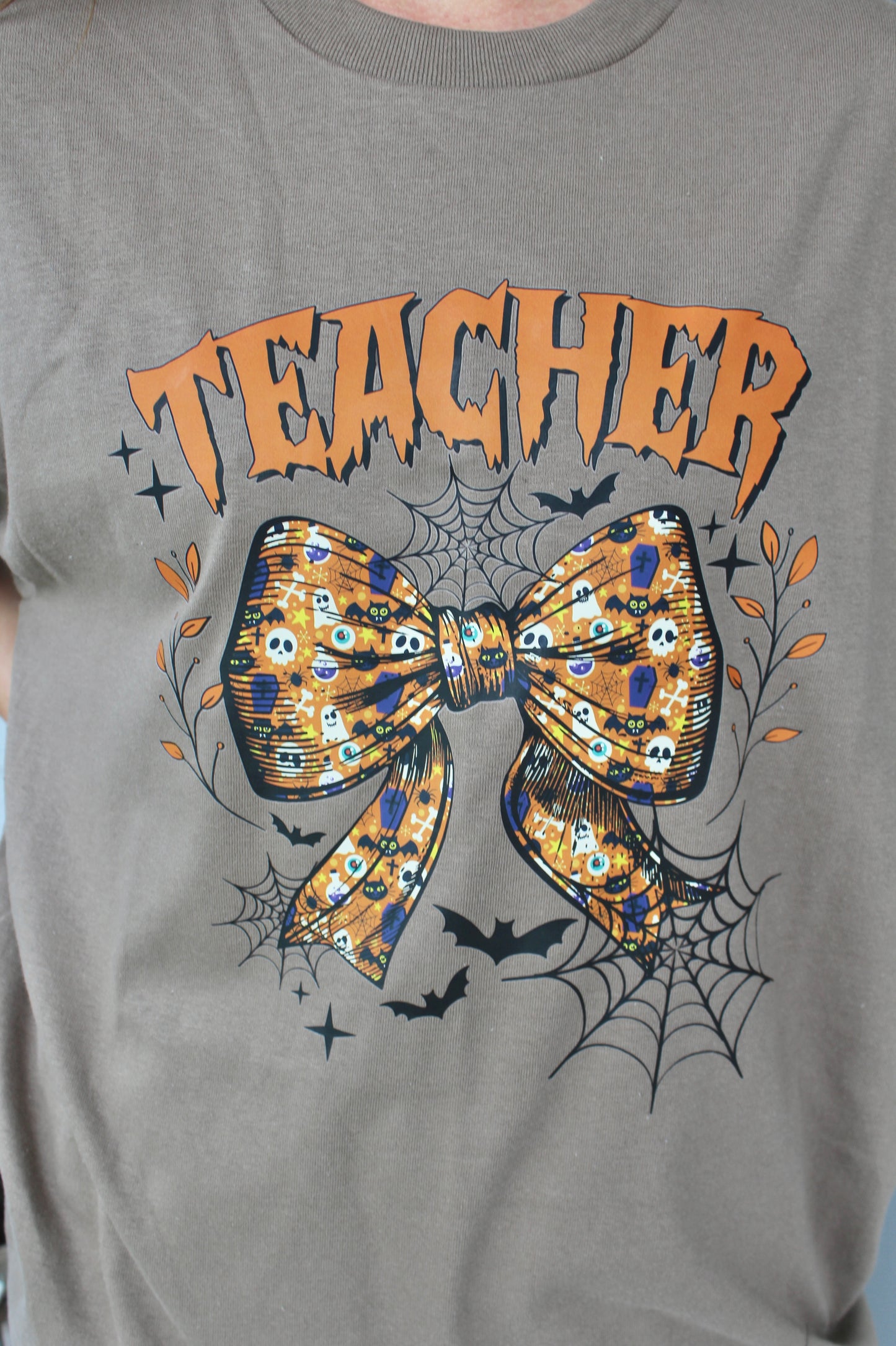 Brown TEACHER tee