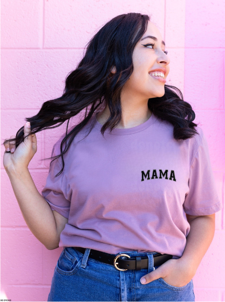 Mama pocket 8 graphic tee