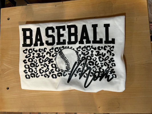 Leopard baseball mom