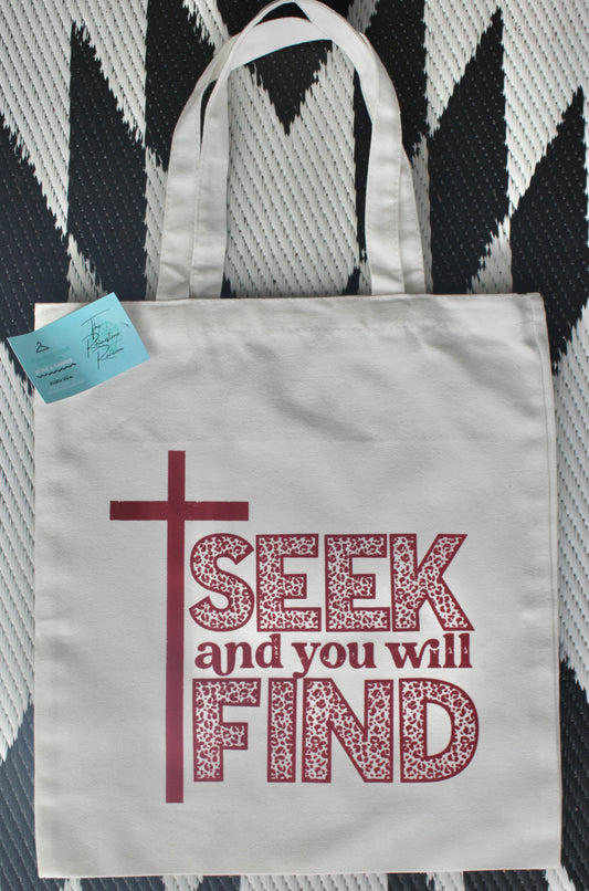 Seek and you will find tote