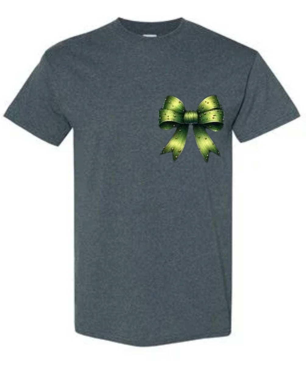 Pocket grinch bow