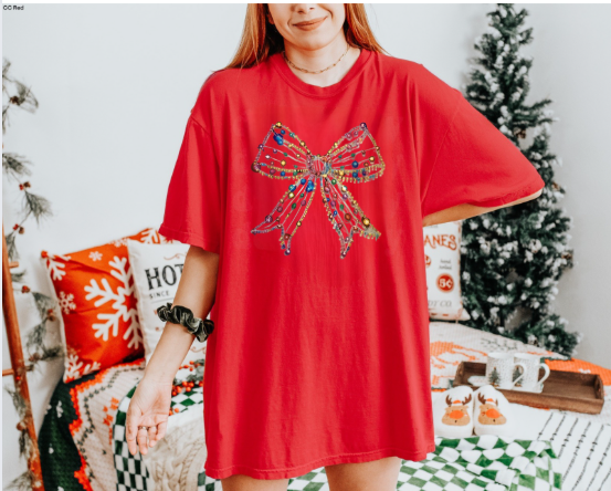 Light String Bow graphic tee