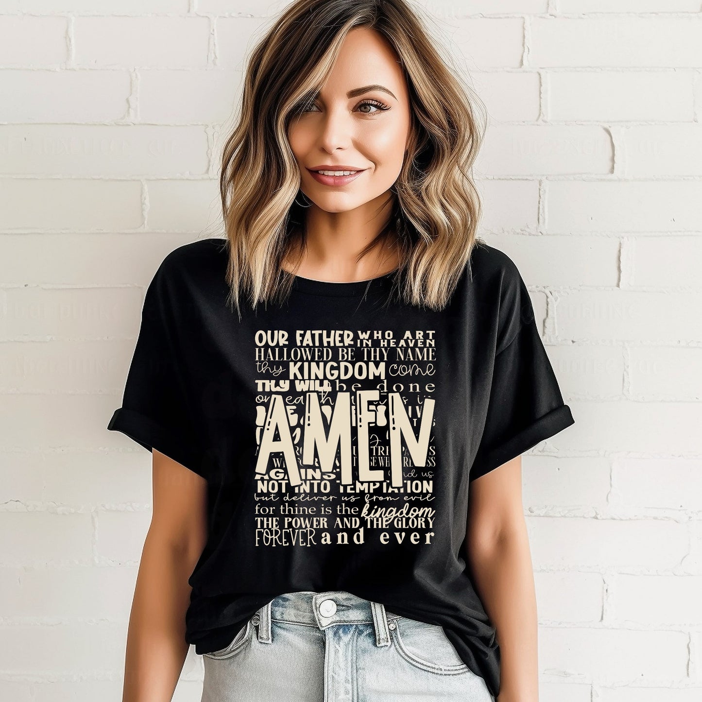The Lord’s Prayer shirt graphic tee