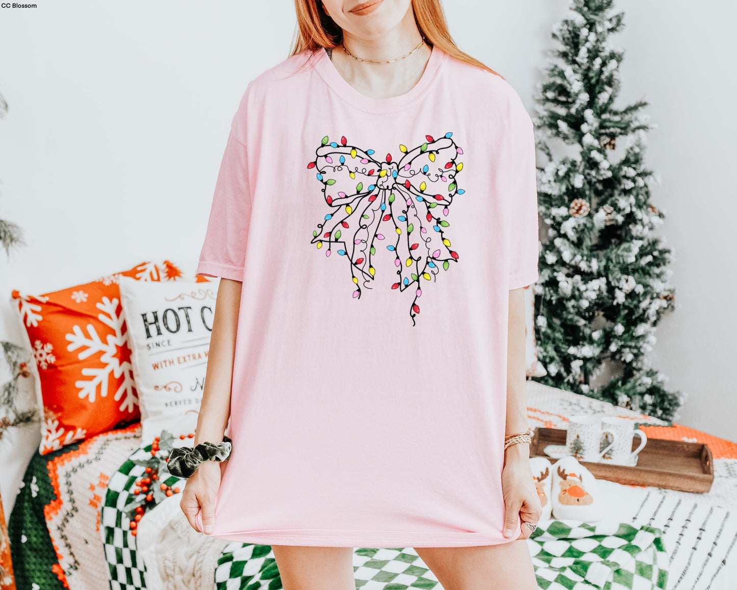 STRING LIGHT BOW GRAPHIC TEE