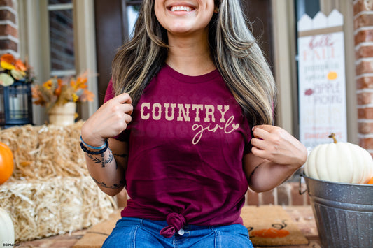 COUNTRY GIRL GRAPHIC TEE