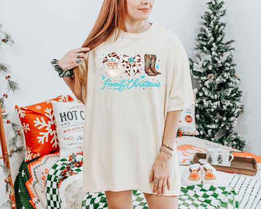 Howdy Christmas graphic tee