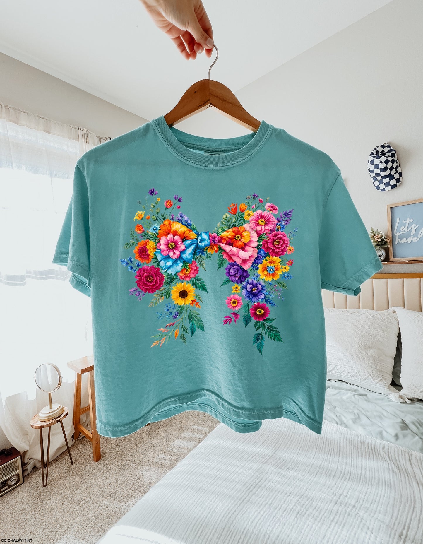 Floral Bow Graphic Tee