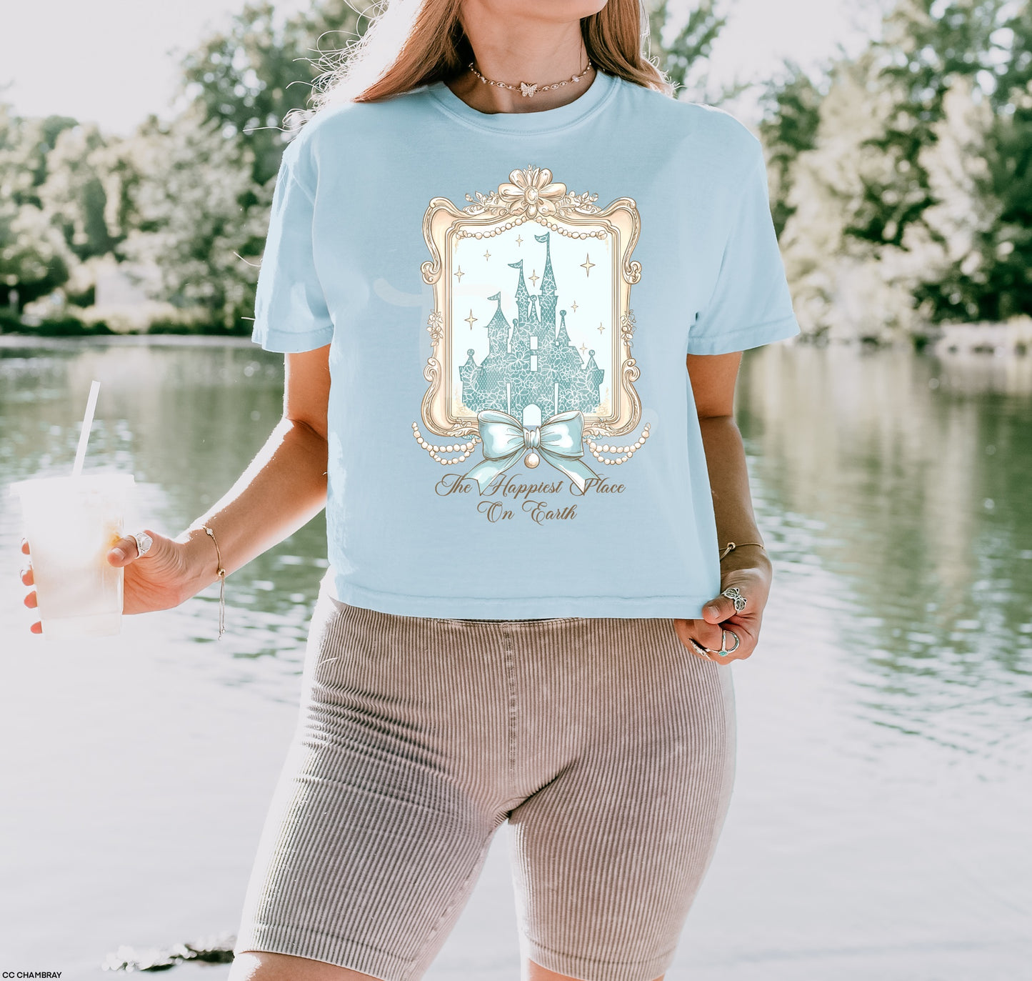 THE HAPPIEST PLACE ON EARTH GRAPHIC TEE