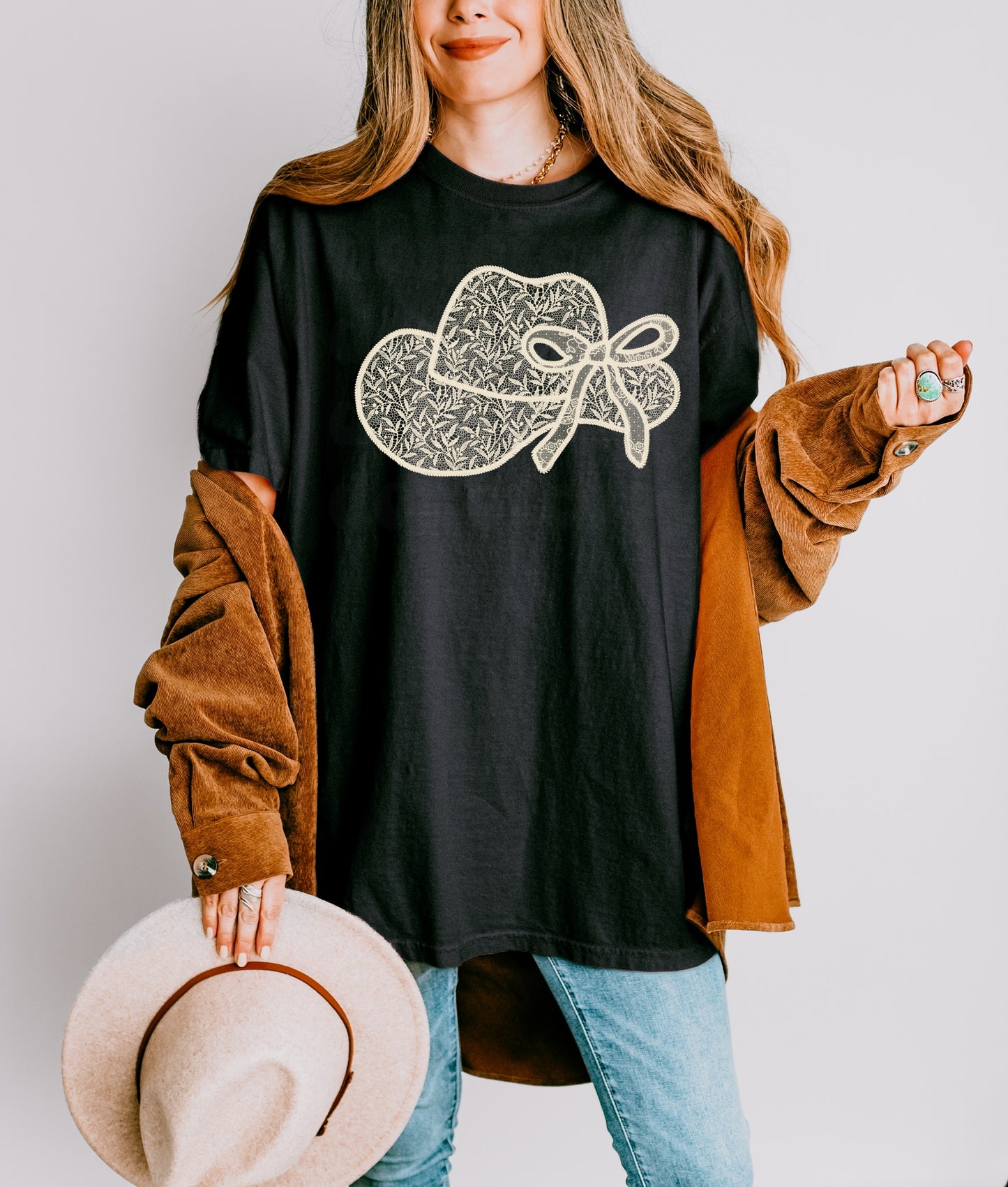 Lace Hat Graphic Tee