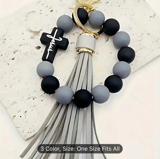 Faith wrist keychain