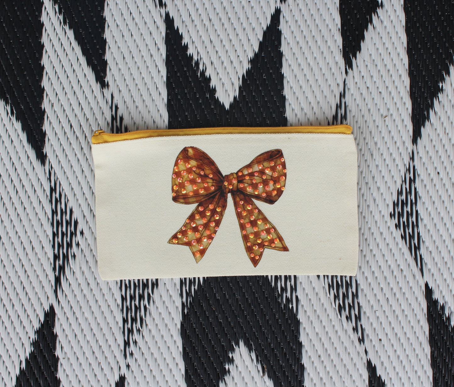 FALL BOW ZIPPER BAG