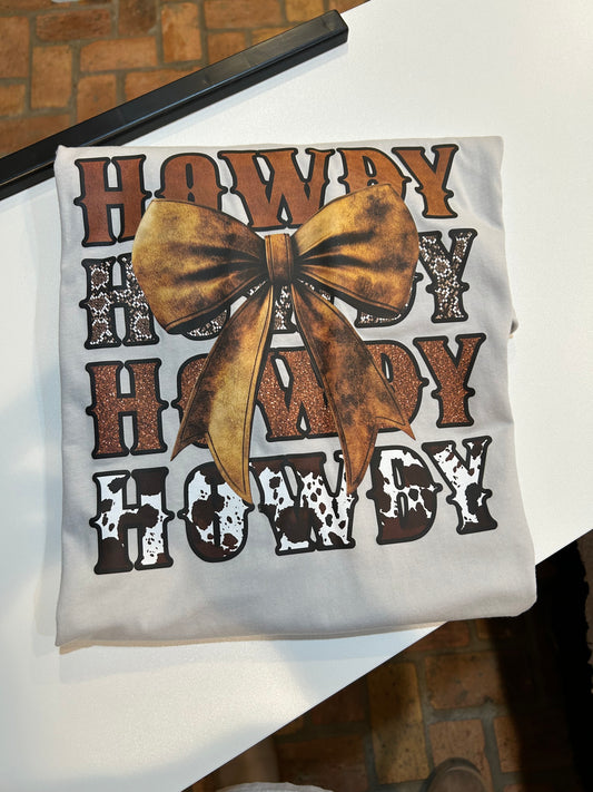 Howdy howdy howdy graphic tee