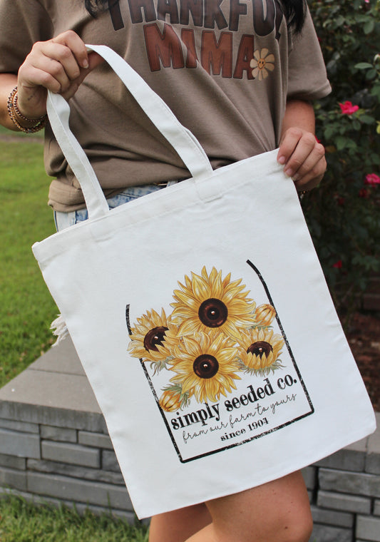 Sunflower tote