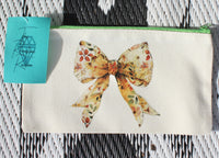 FALL BOW ZIPPER BAG