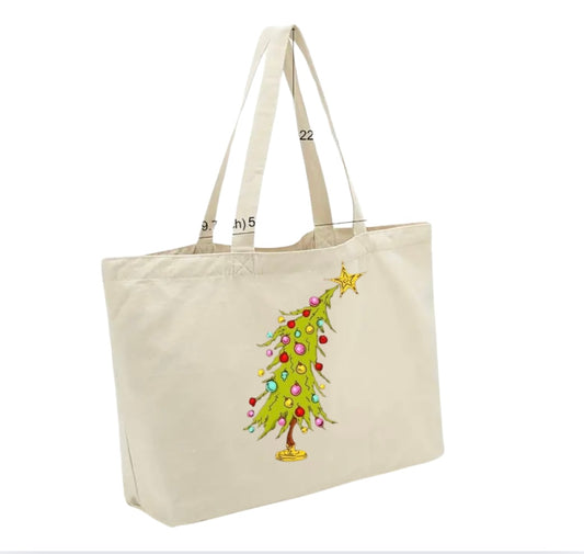 Large cream tote