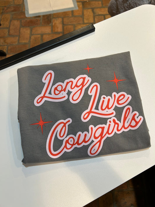 Long live cowgirls graphic tee