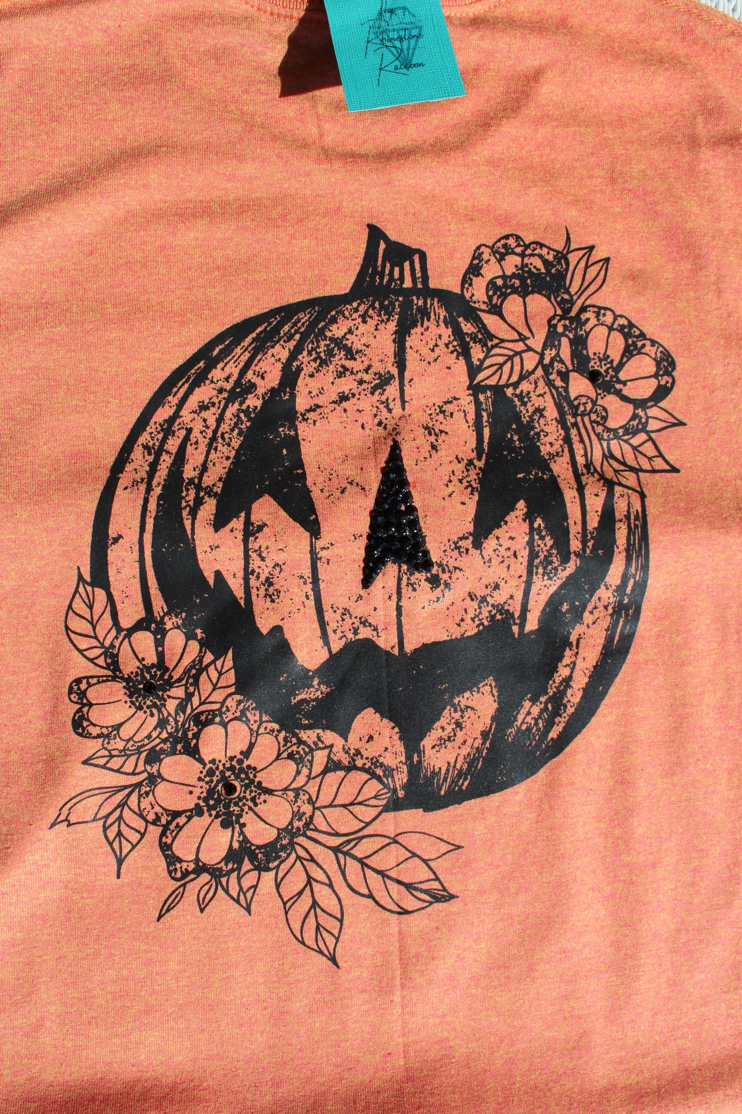 Grunge pumpkin shirt