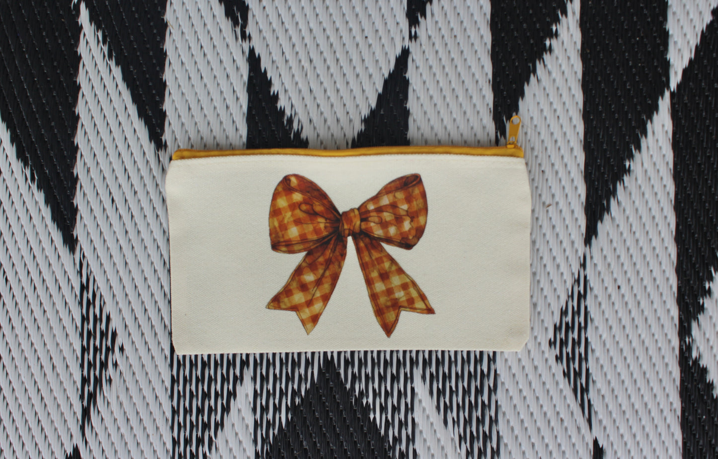 FALL BOW ZIPPER BAG