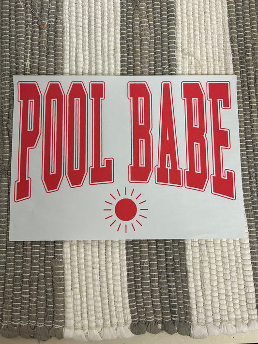 Pool babe