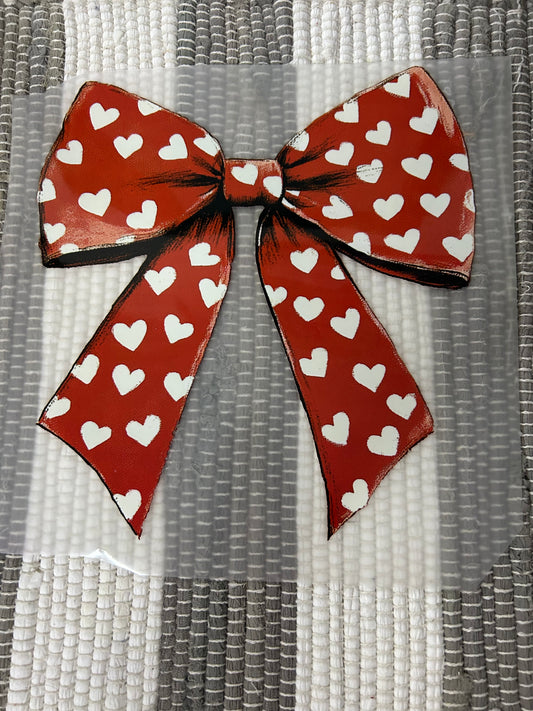 Red Heart Bow