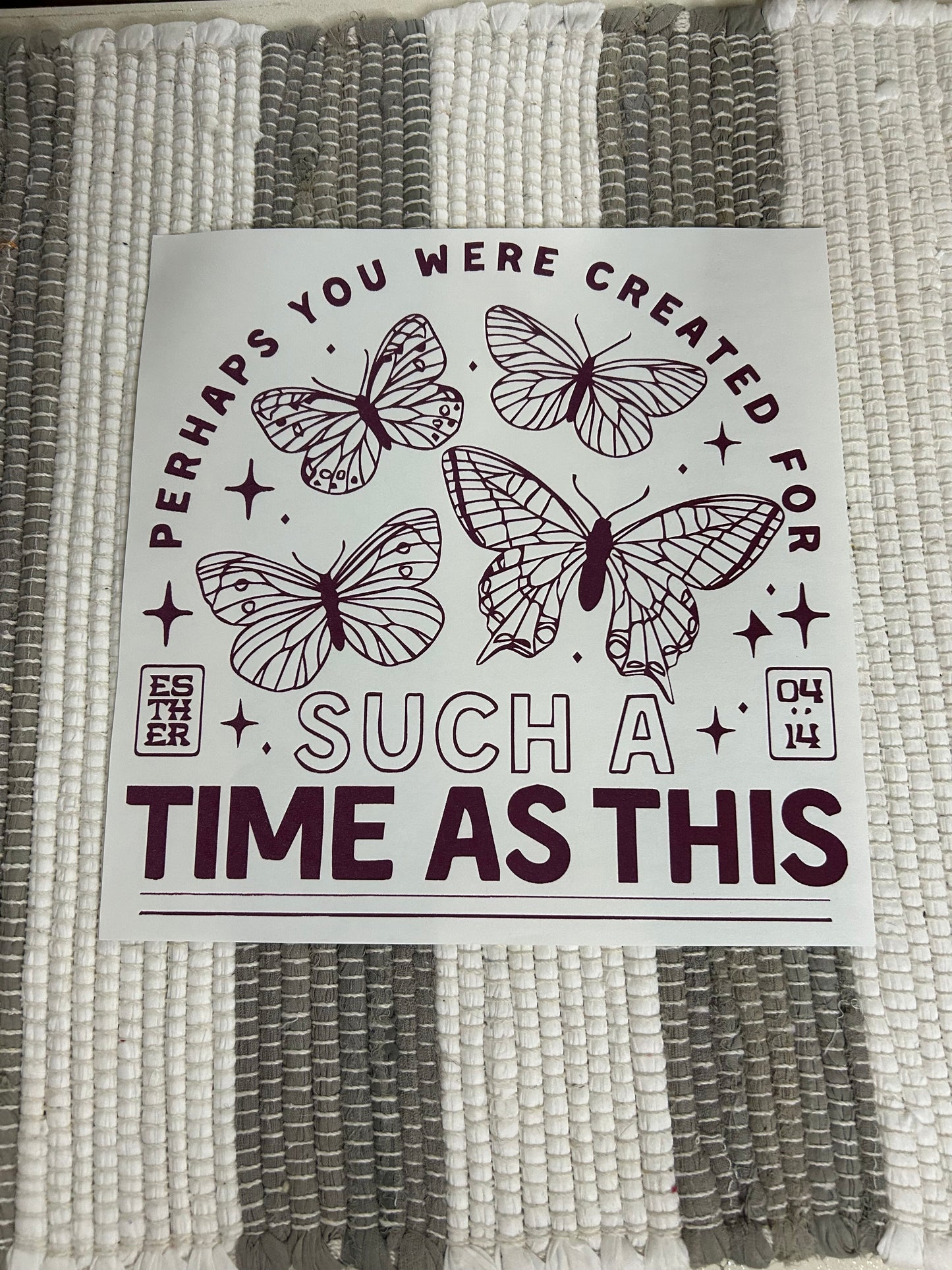Perhaps you were created for such a time as this
