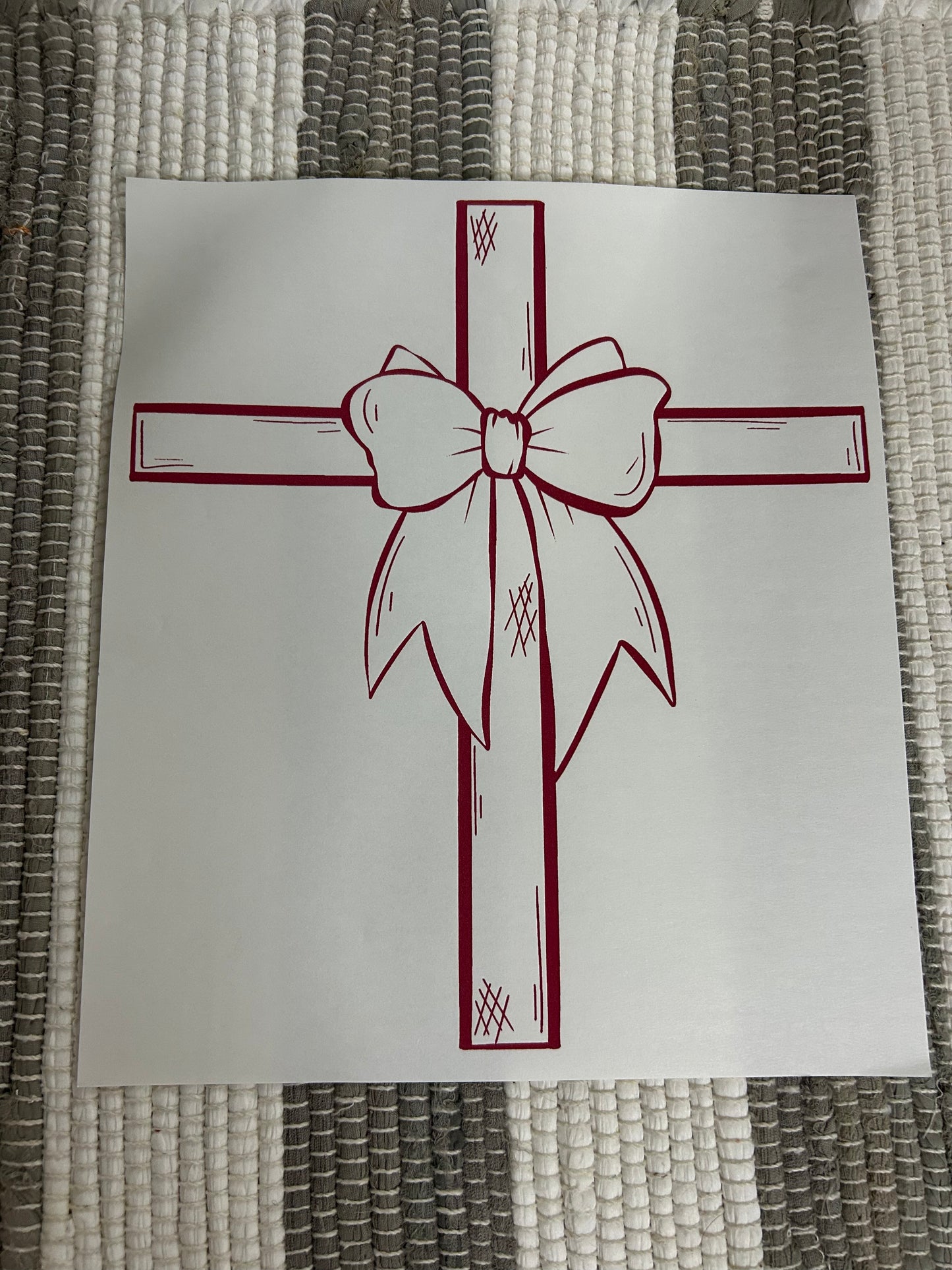 Cross with bow