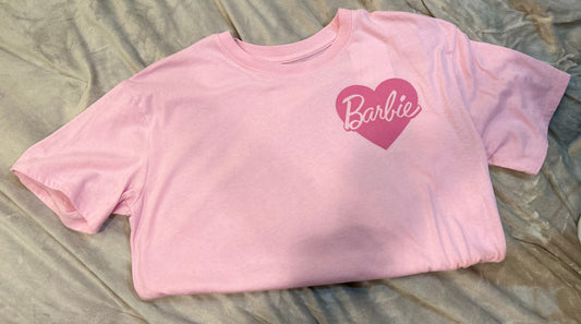 Pink Barbie t shirt