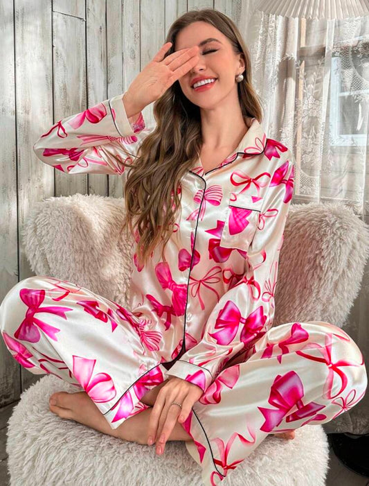 Bow Love Pajama set