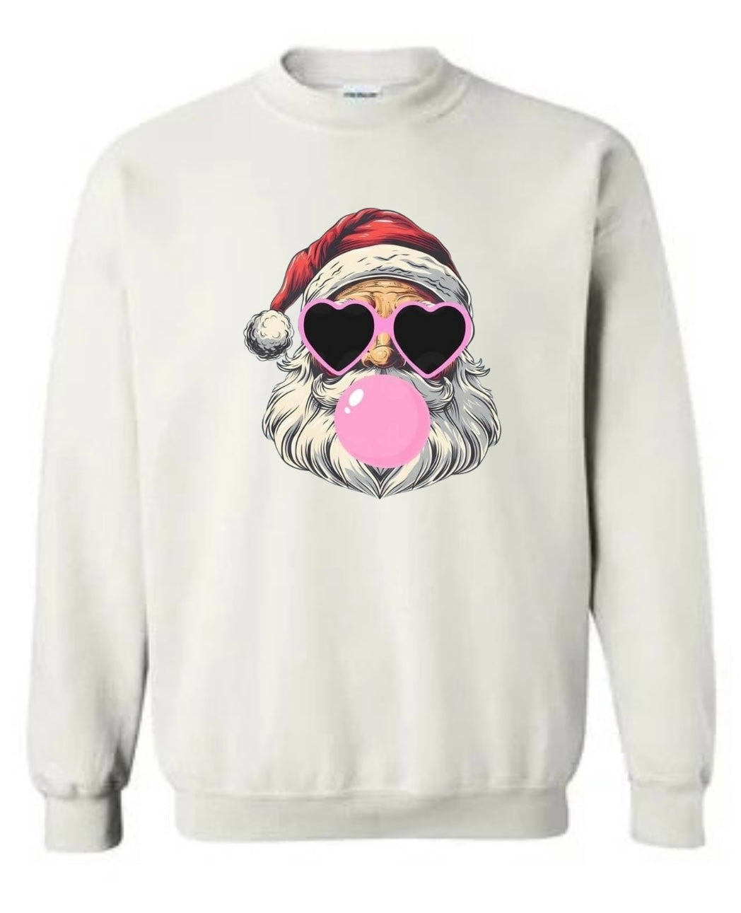 Bubble gum santa