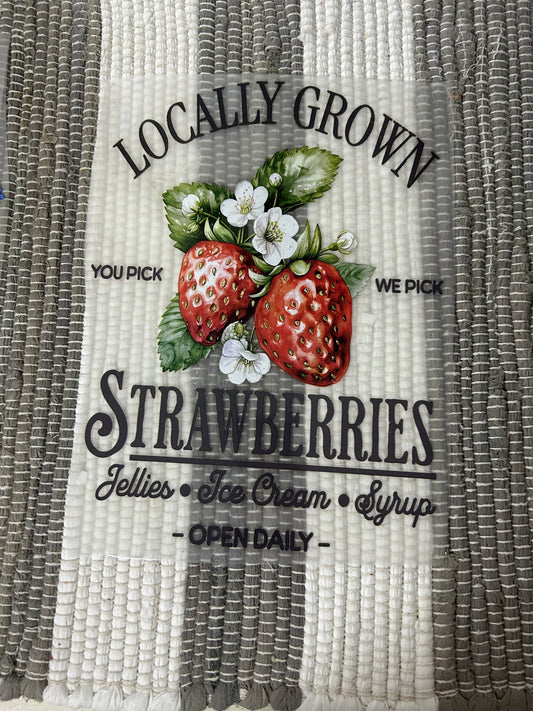 Locally grown strawberries