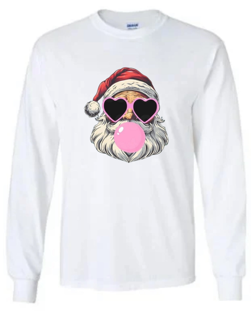 Bubble gum santa