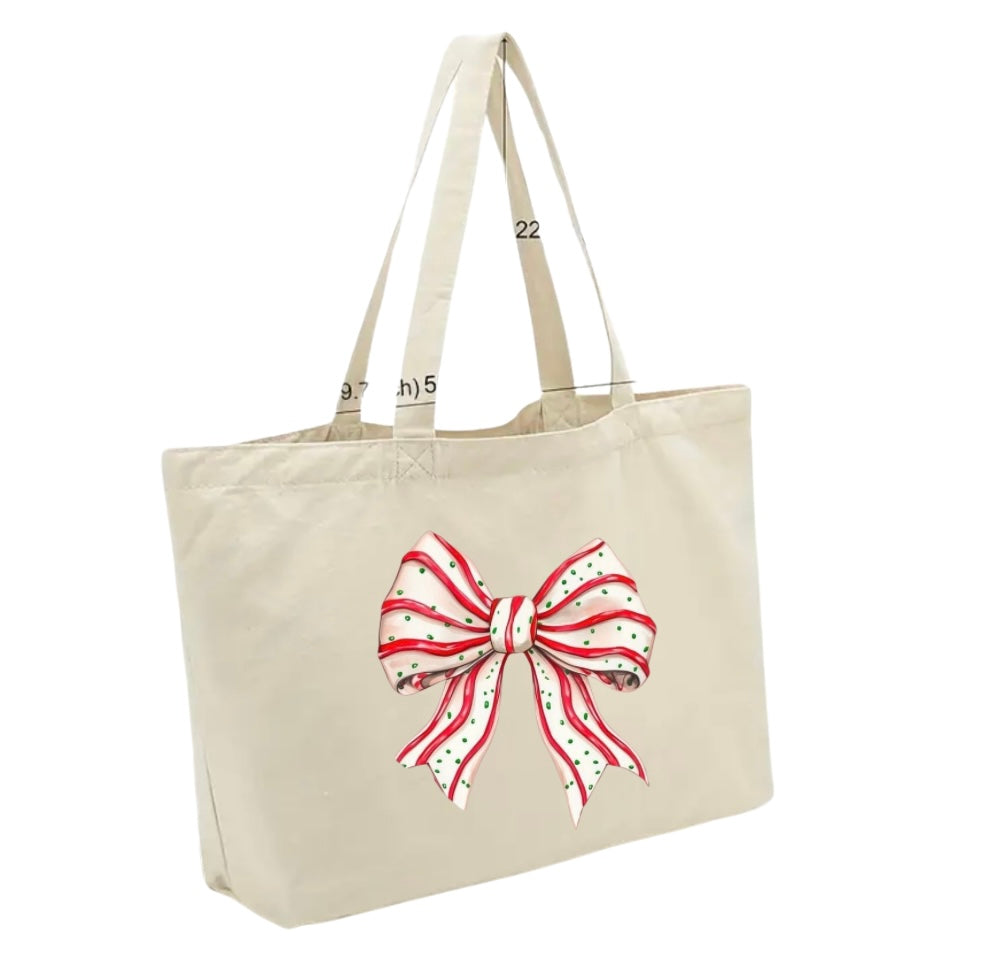 Large cream tote