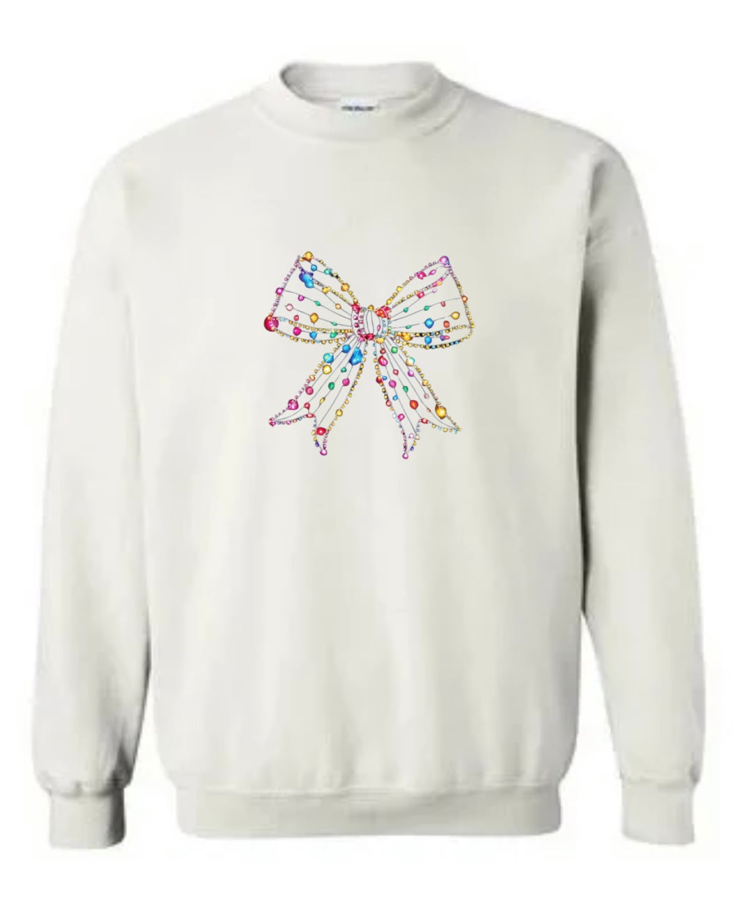 Light bow sweatshirt and hoodie