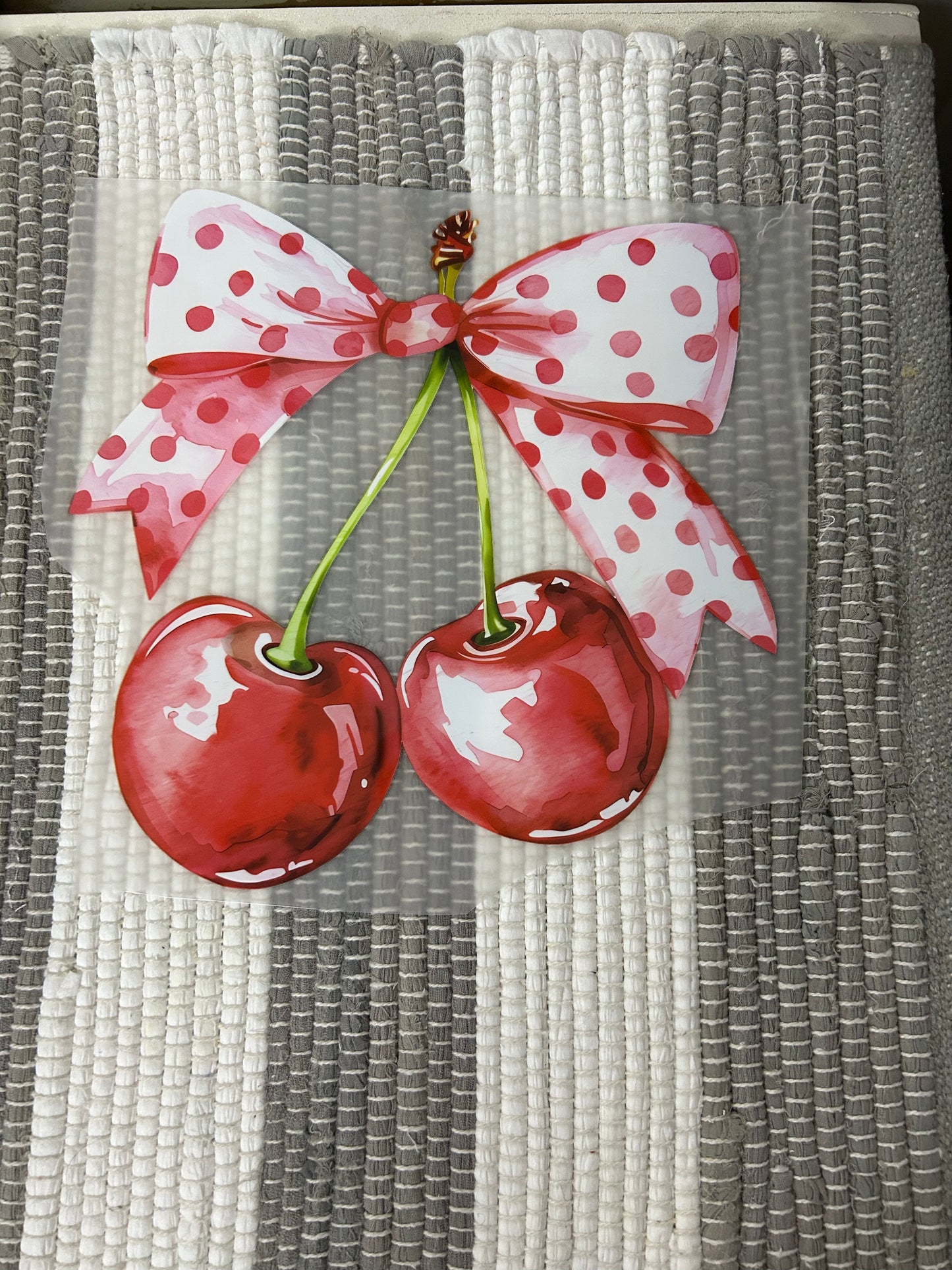 Cherries with bow