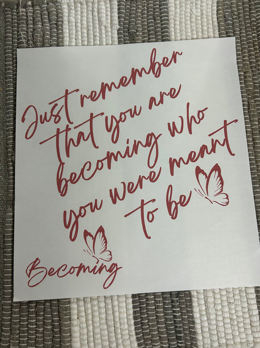 Becoming
