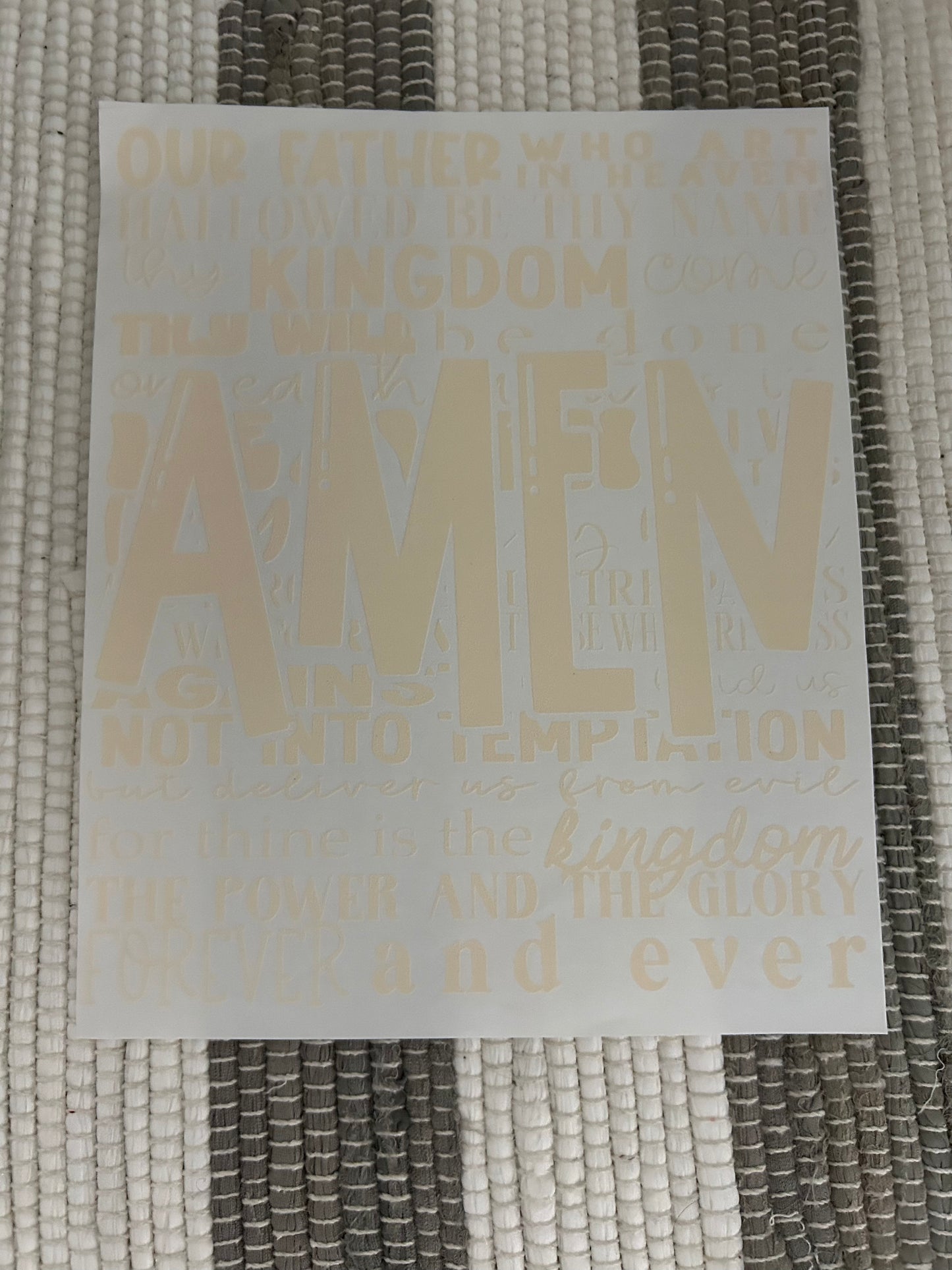 The Lord’s Prayer
