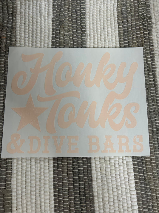 Honky tonks and dive bars