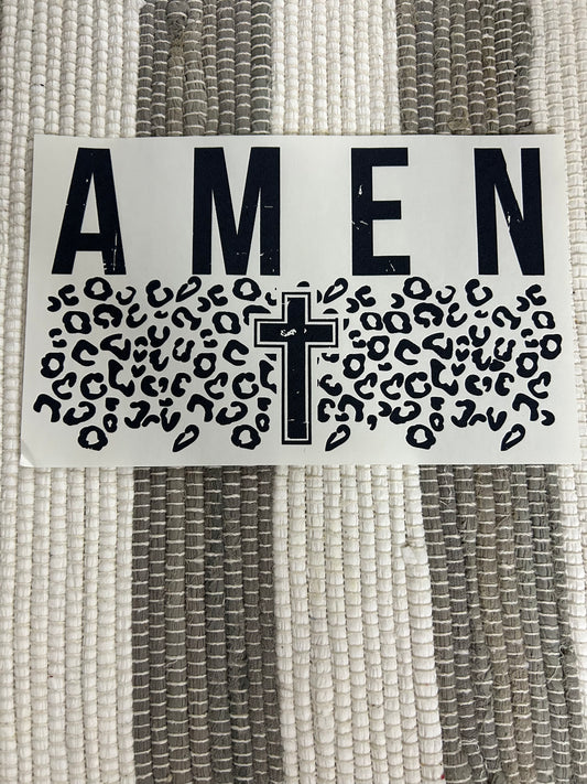 Leopard print amen