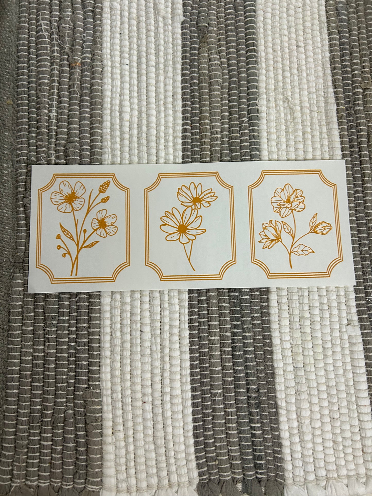 Framed flowers