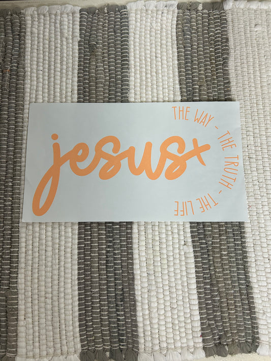 Jesus the way the truth the light
