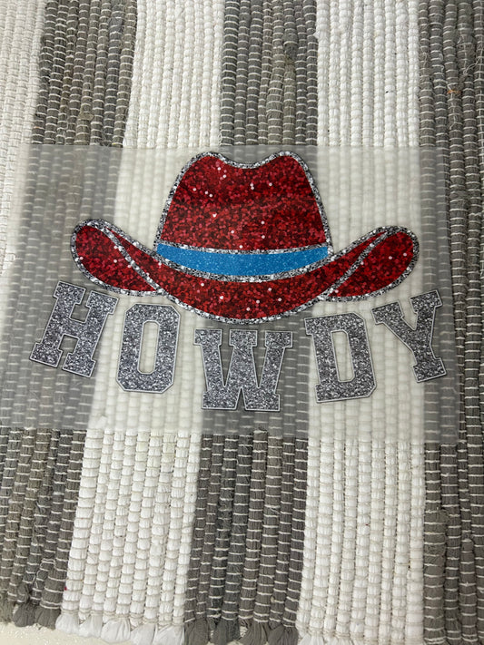Glitter howdy hat