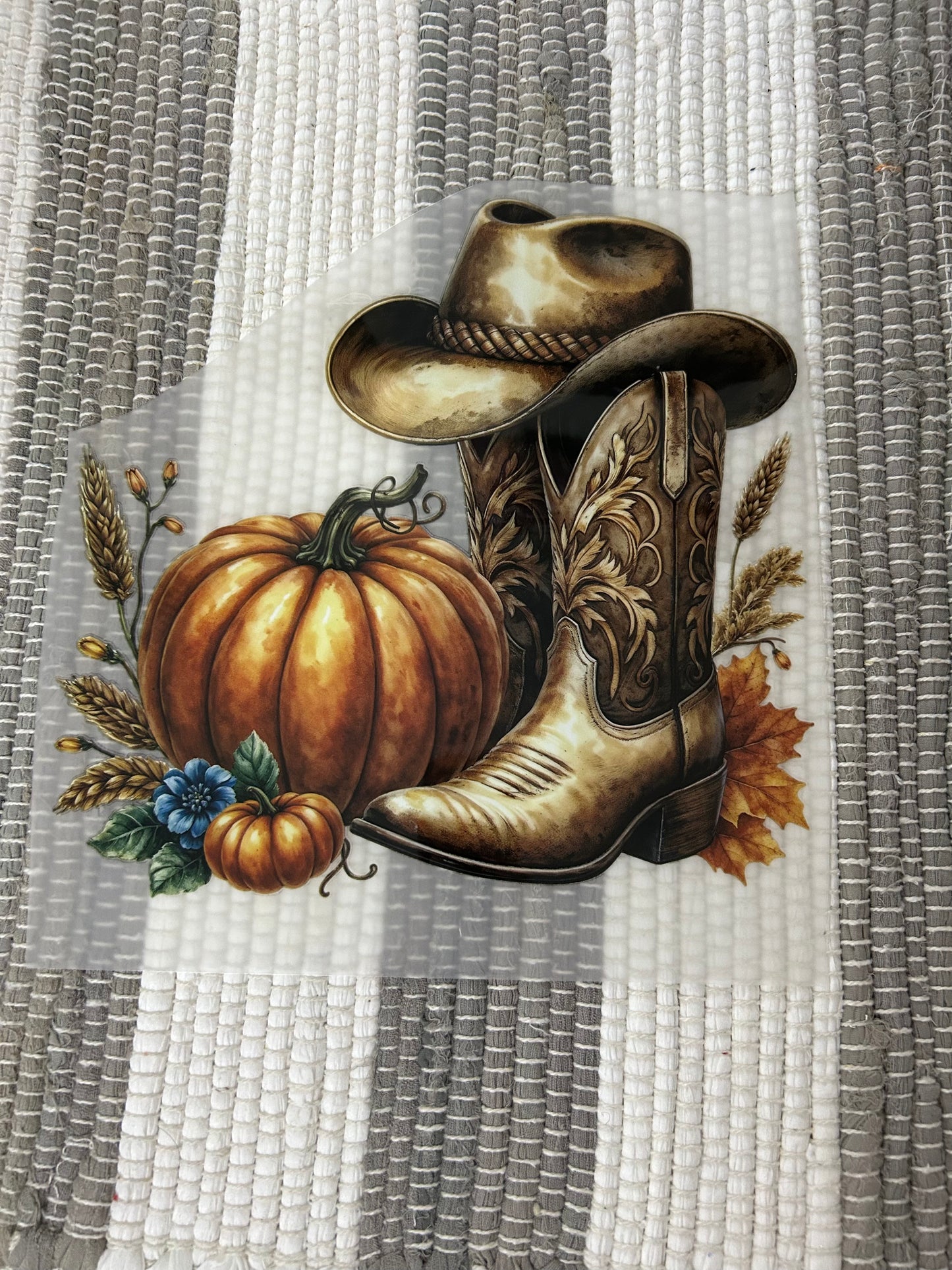 Fall cowboy boot
