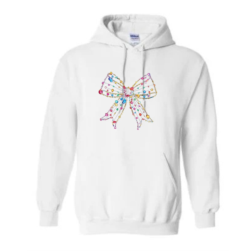 Light bow sweatshirt and hoodie