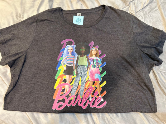 Barbie gray tshirt