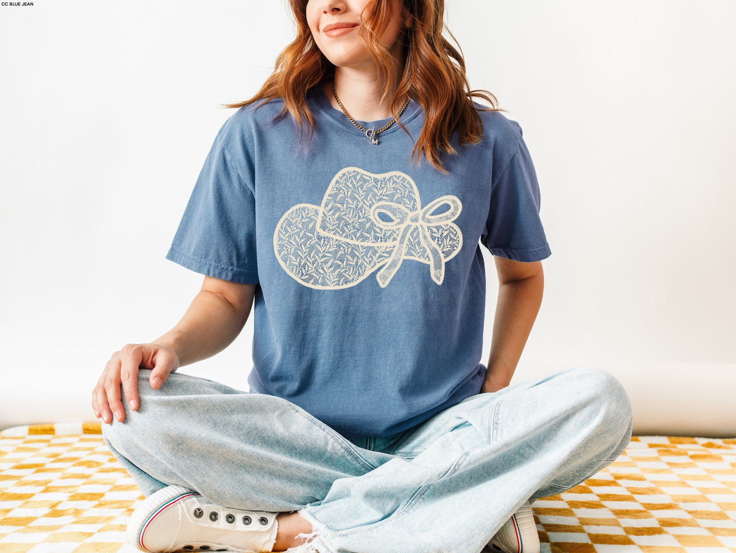 Lace Hat Graphic Tee